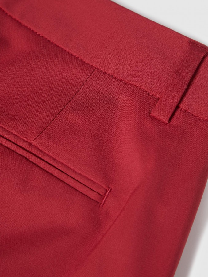 Pantalones Mujer Rojo Lion Of Porches