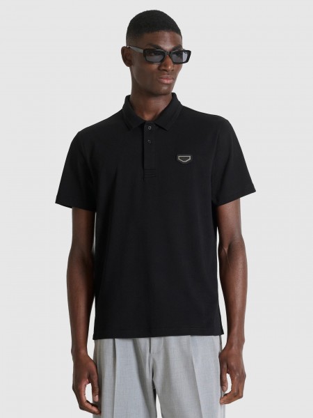 Polo Shirt Man Black Antony Morato