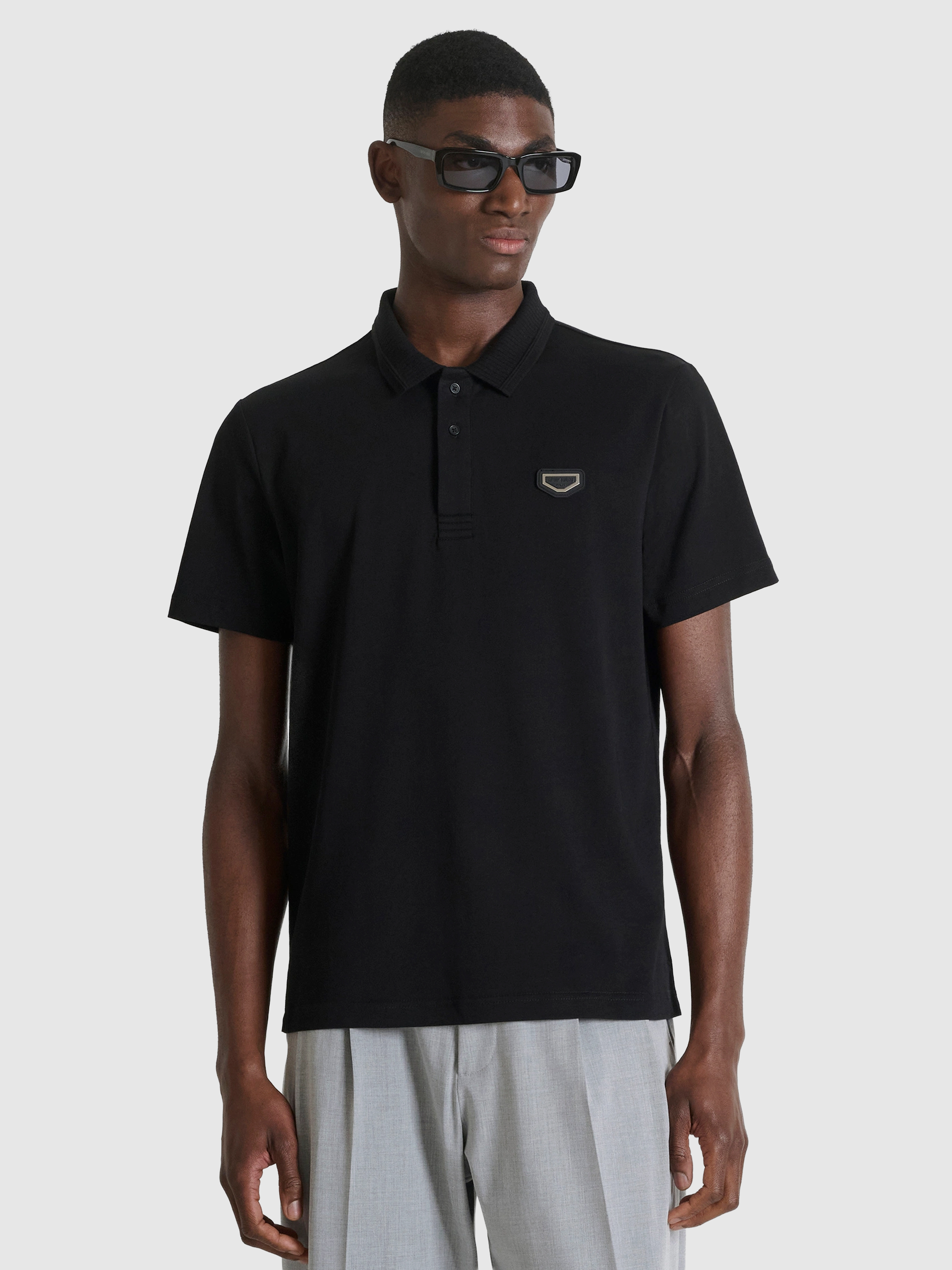 Polo Hombre Negro Antony Morato