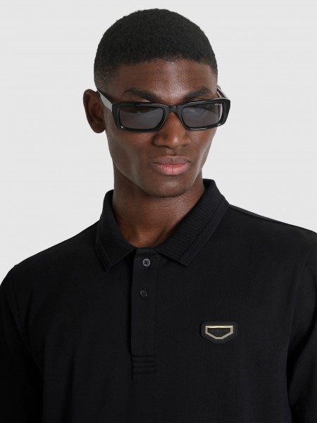 Polo Shirt Man Black Antony Morato
