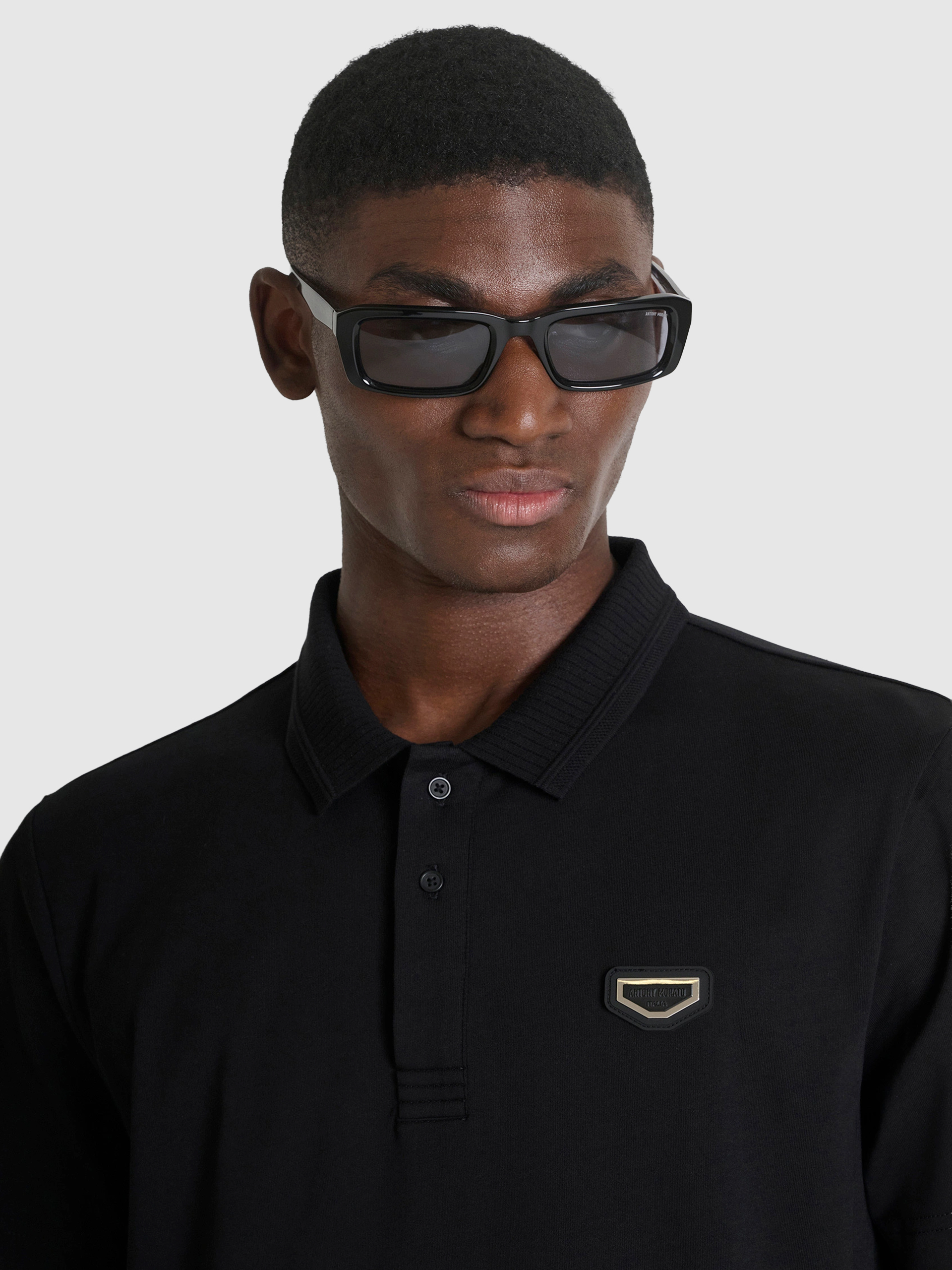 Polo Hombre Negro Antony Morato