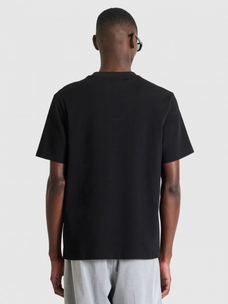 Camiseta Hombre Negro Antony Morato