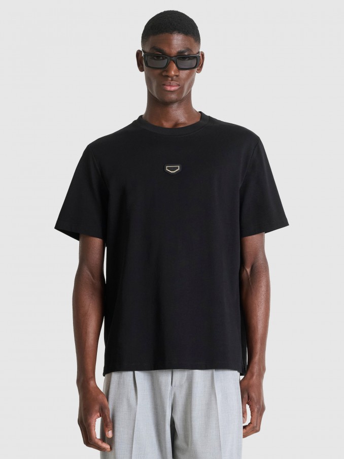 Camiseta Hombre Negro Antony Morato