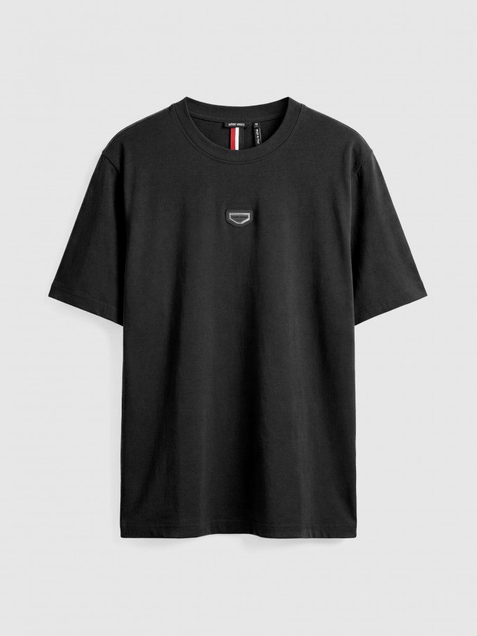 Camiseta Hombre Negro Antony Morato
