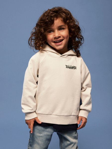 Sweatshirt Name It Menino Nmmbentu Ls Nreg Sweat Wh Bru