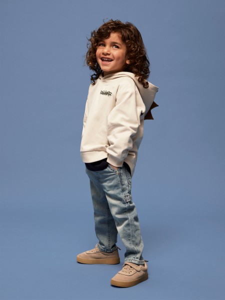 Sweatshirt Name It Menino Nmmbentu Ls Nreg Sweat Wh Bru