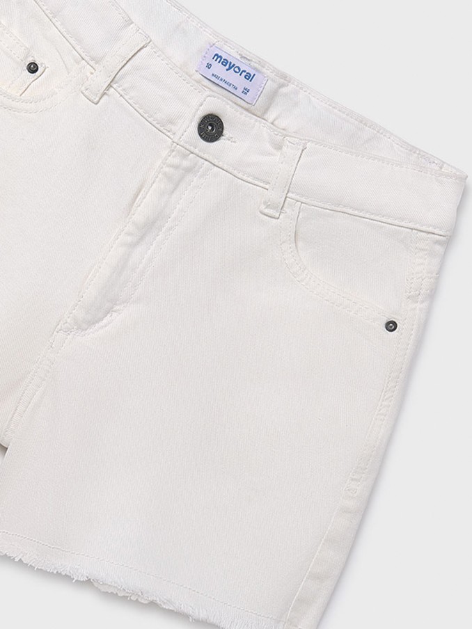 Shorts Girl White Mayoral