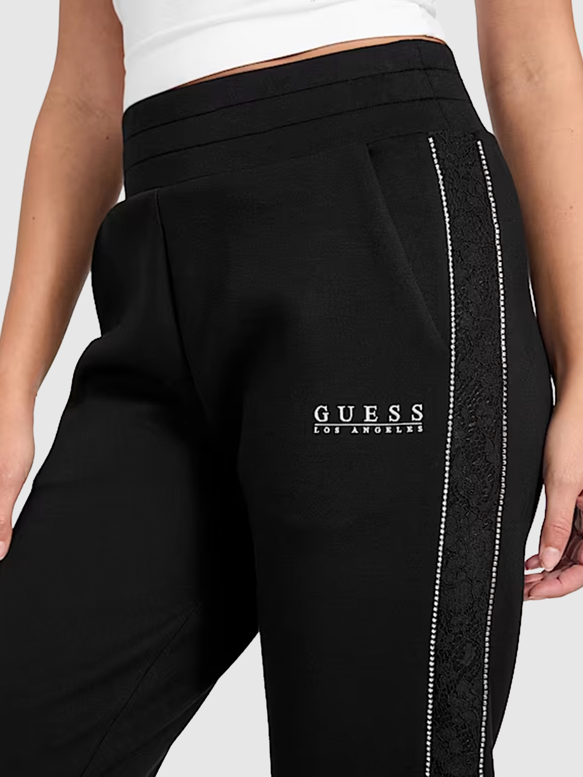 Calças Guess Mulher New Victoire Scuba Pant