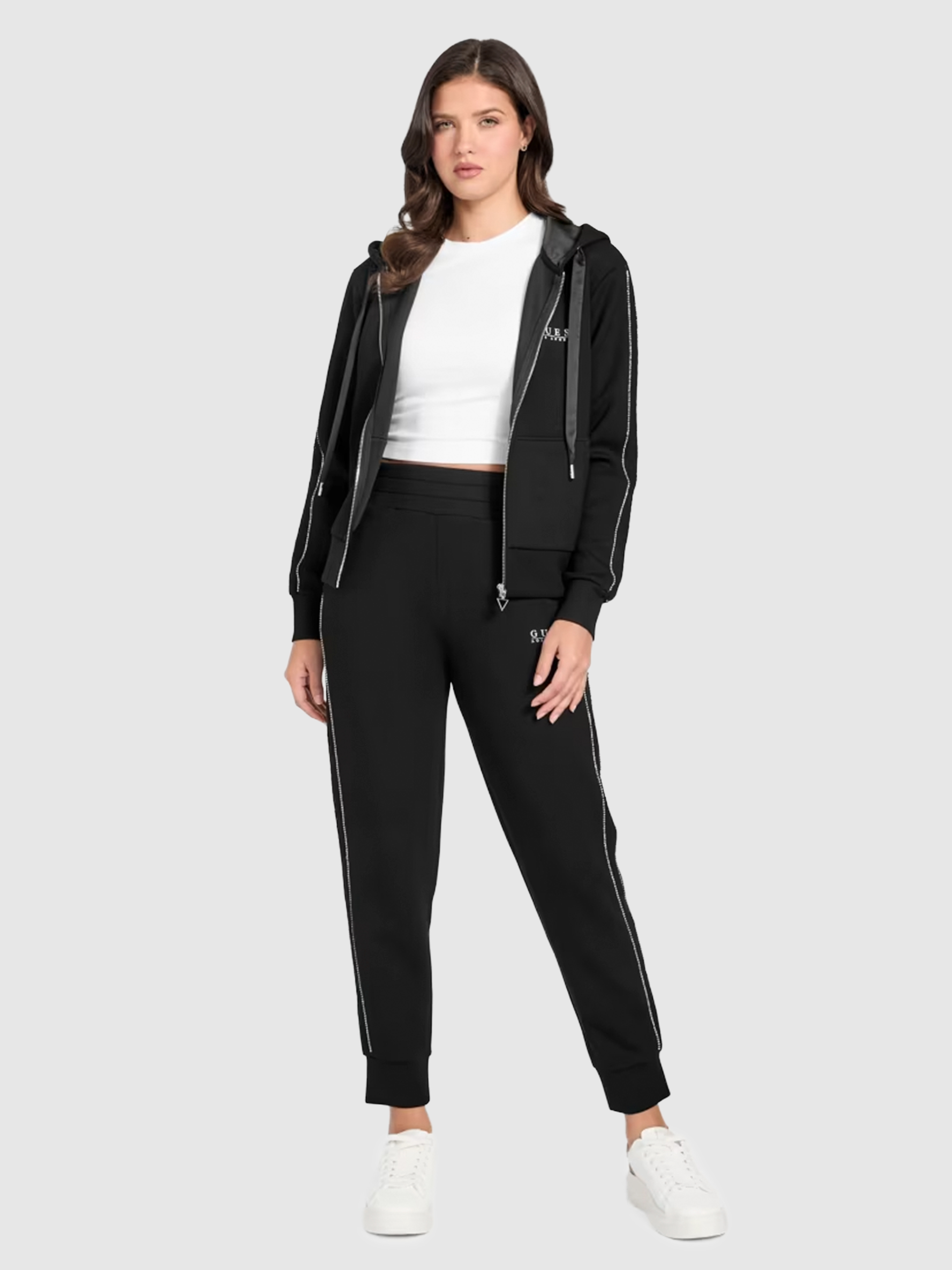 Calças Guess Mulher New Victoire Scuba Pant