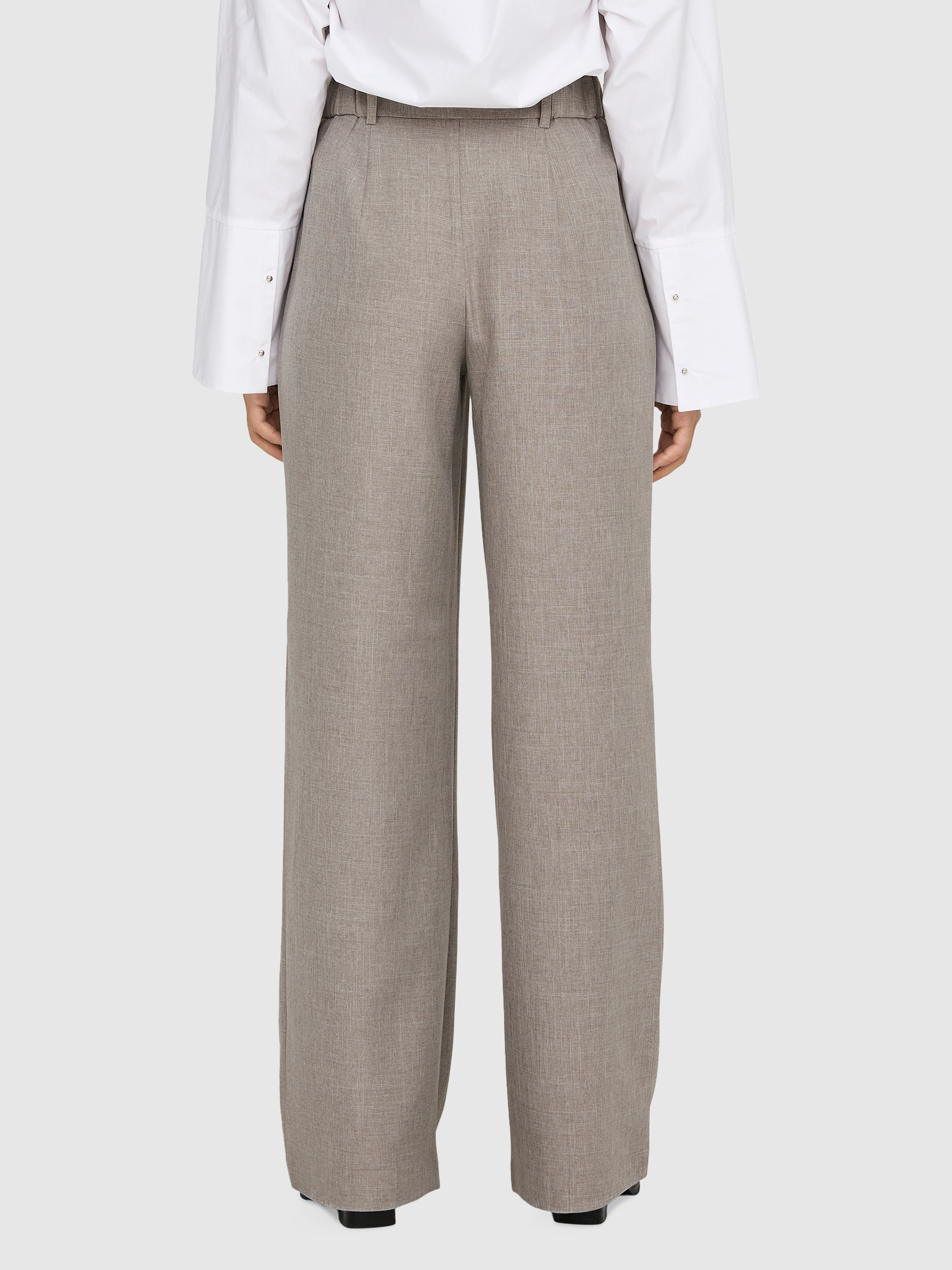 Pants Woman Beige Only