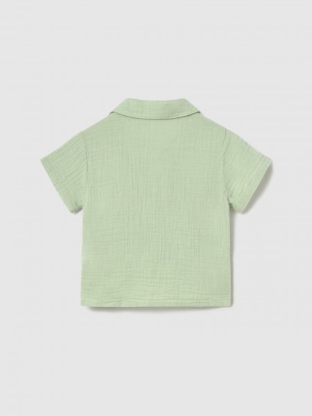 Camisa Bebe Ni�o Verde Mayoral
