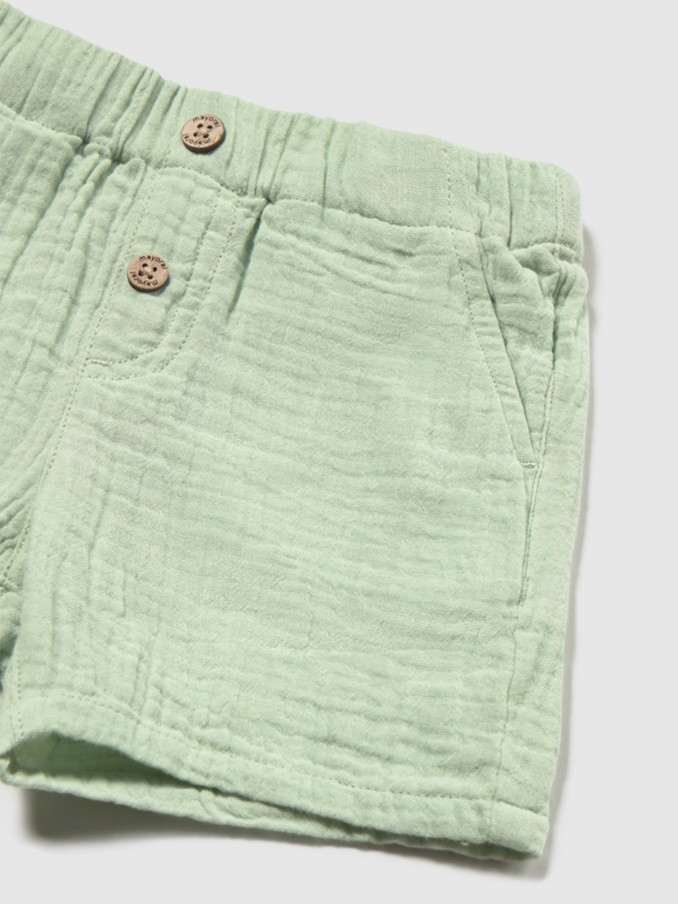 Shorts Baby Boy Green Mayoral