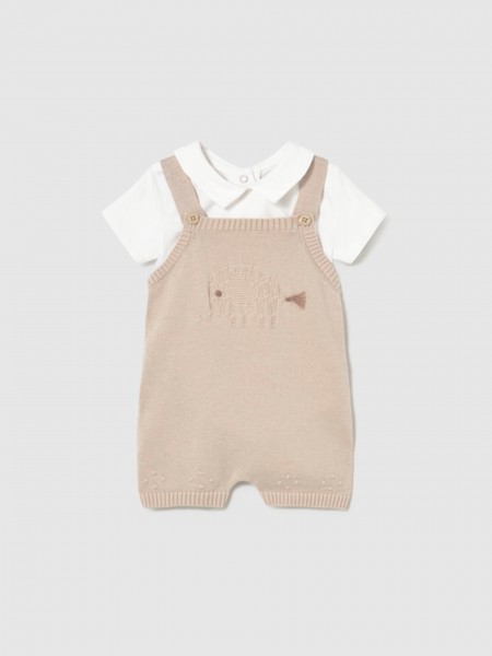 Set Baby Boy Beige Mayoral