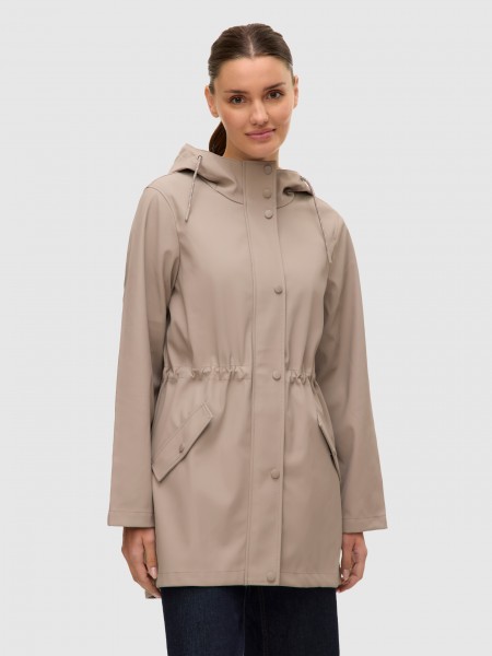 Parka Mujer Beige Vero Moda
