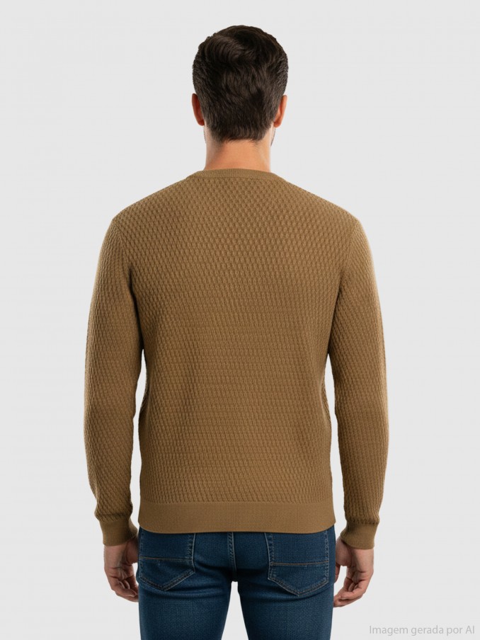Pullover Man Brown Jack & Jones