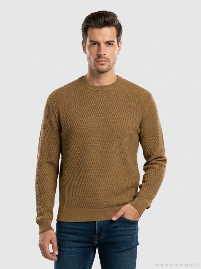 Pullover Man Brown Jack & Jones