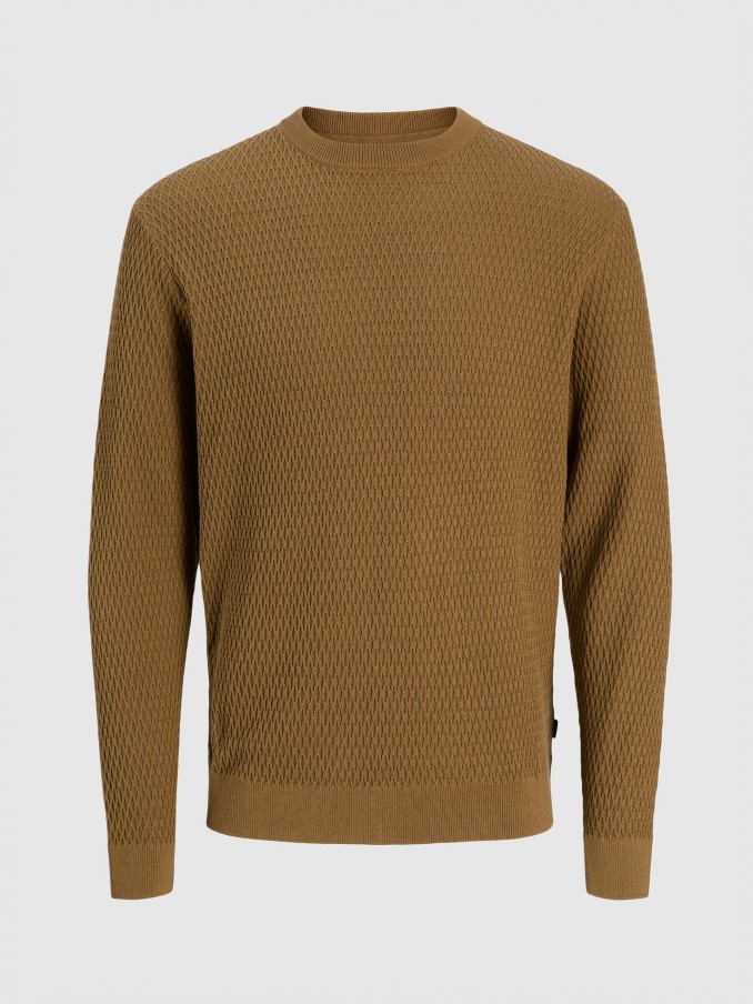Pullover Man Brown Jack & Jones