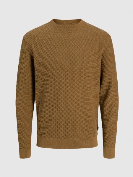 Pullover Man Brown Jack & Jones