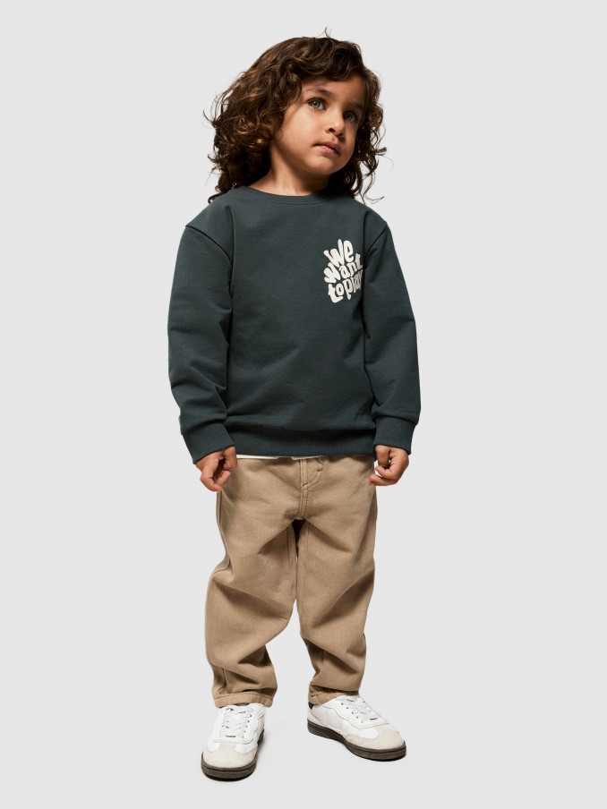 Calças Name It Menino Nmmsilas Tapered Twi Pant 3990-Tw B