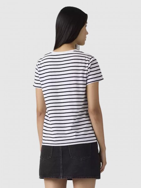 T-Shirt Levis Mulher Perfect Tee Whites