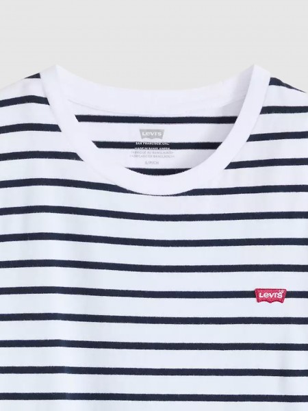 T-Shirt Levis Mulher Perfect Tee Whites