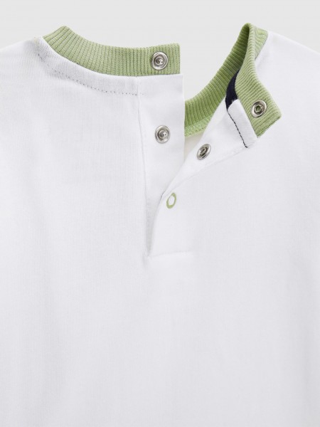 2 Pe�as Guess Menino Set Ls T-Shirt+Knit Denim Pant