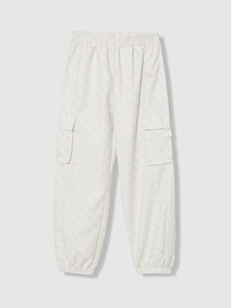 Cal�as Guess Menina Poly Peach Regular Cargo Pants