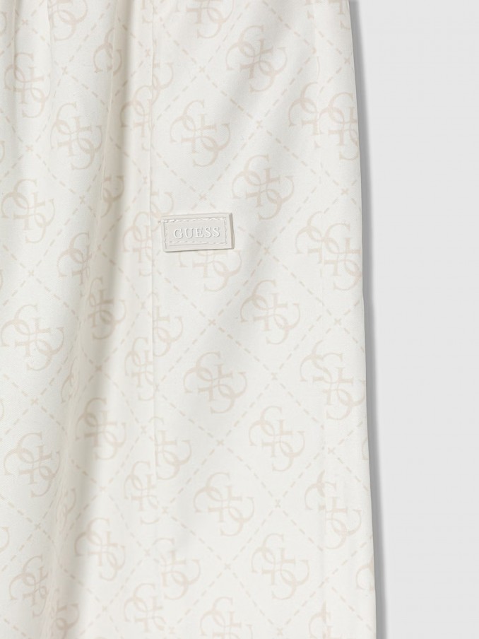 Calças Guess Menina Poly Peach Regular Cargo Pants