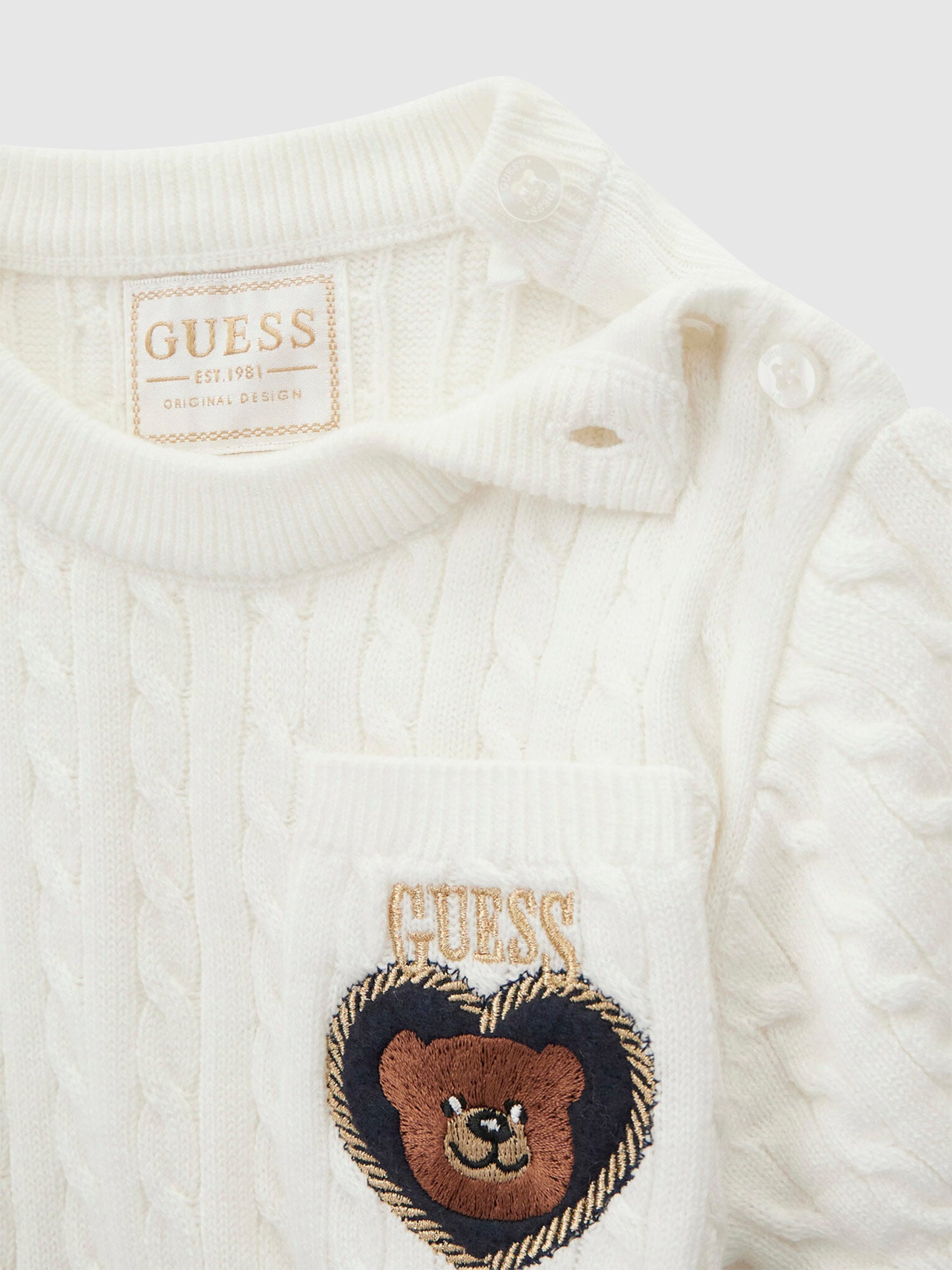 2 Peças Guess Menina Set Ss Sweater + Sweater Skirt