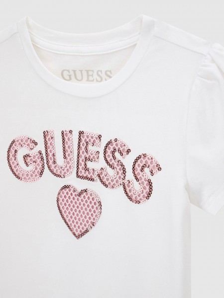 2 Pe�as Guess Menina Set T-Shirt+ Skirt