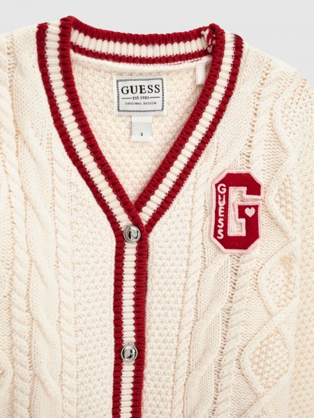 Casaco Guess Menina Ls Cardigan