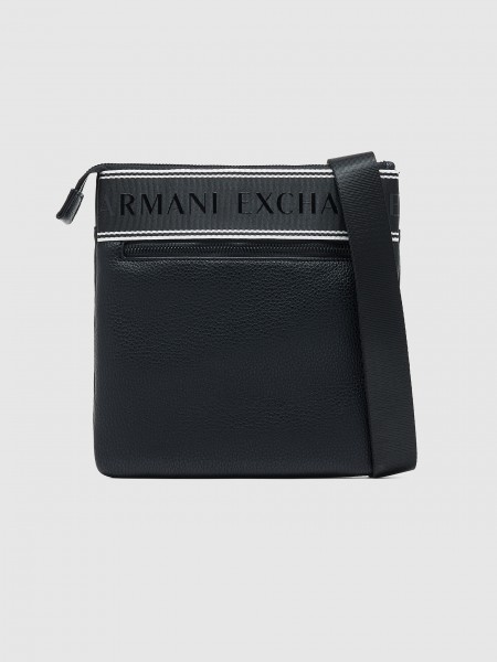 Mala Armani Exchange Homem Ian Flat Crossbody
