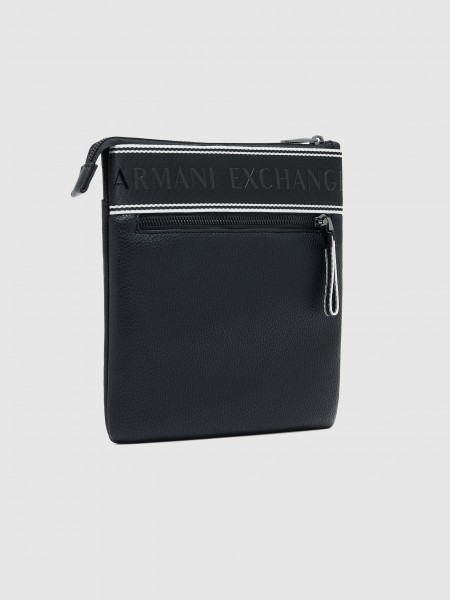Mala Armani Exchange Homem Ian Flat Crossbody