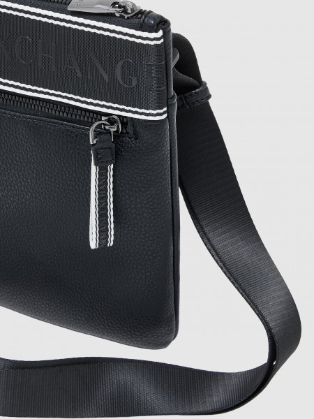Mala Armani Exchange Homem Ian Flat Crossbody
