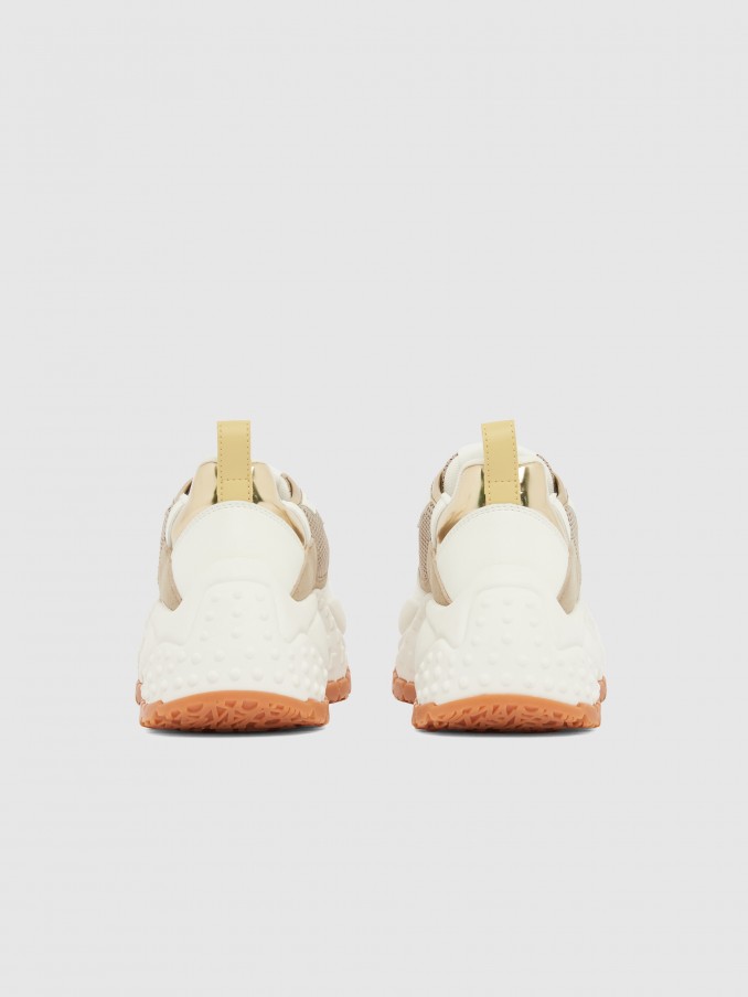 Sapatilha Armani Exchange Mulher Sneaker Vedder Microsuede+Mini Tumbled Pu+Mesh+Mirror Pu
