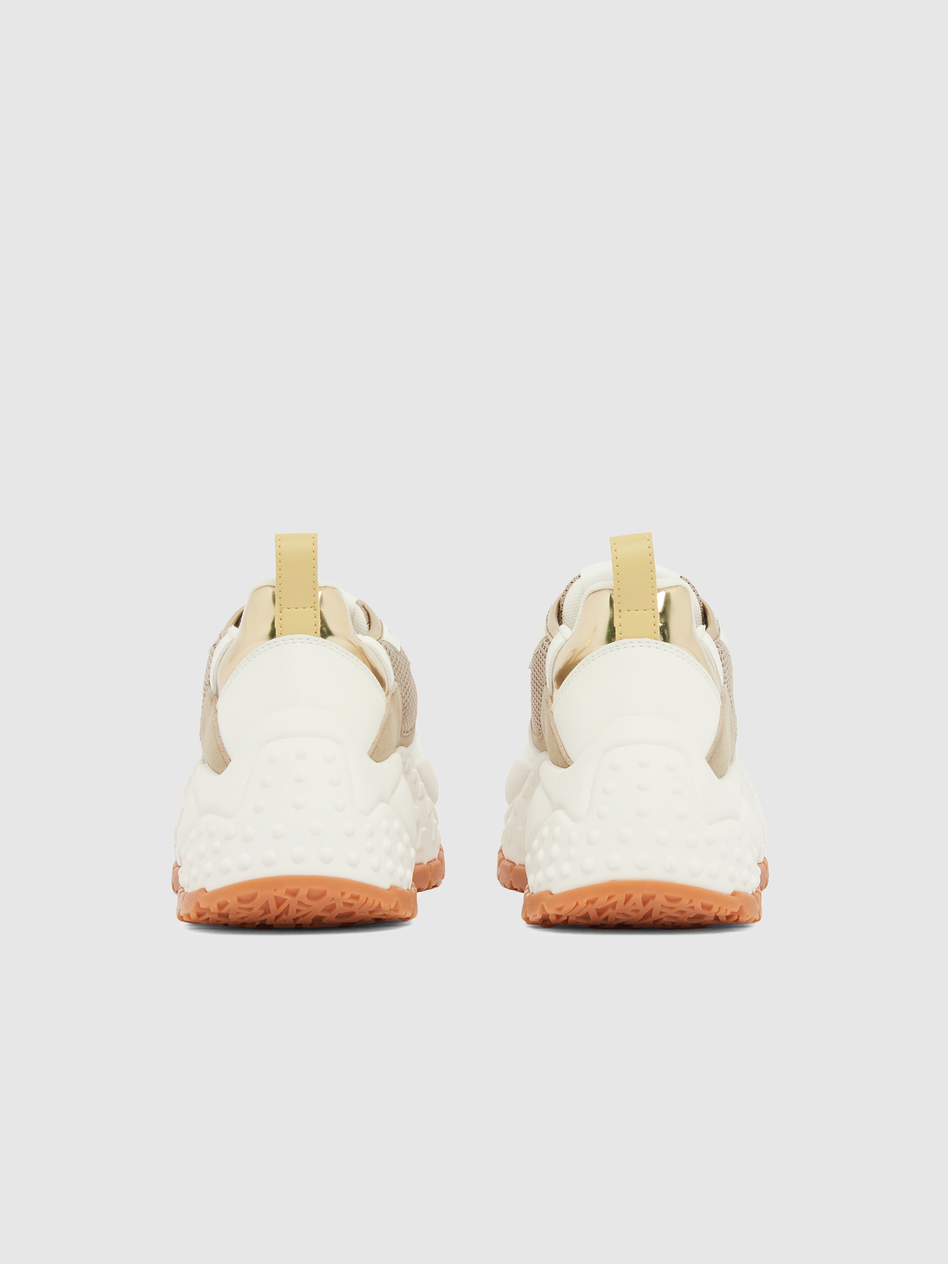 Sapatilha Armani Exchange Mulher Sneaker Vedder Microsuede+Mini Tumbled Pu+Mesh+Mirror Pu