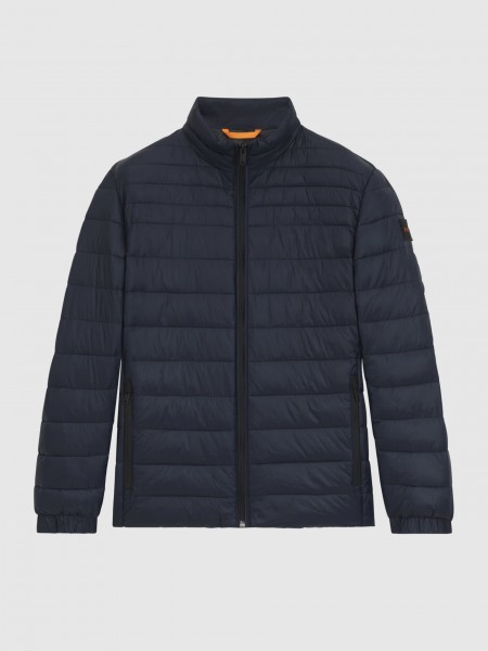 Jacket Man Navy Blue Boss Orange