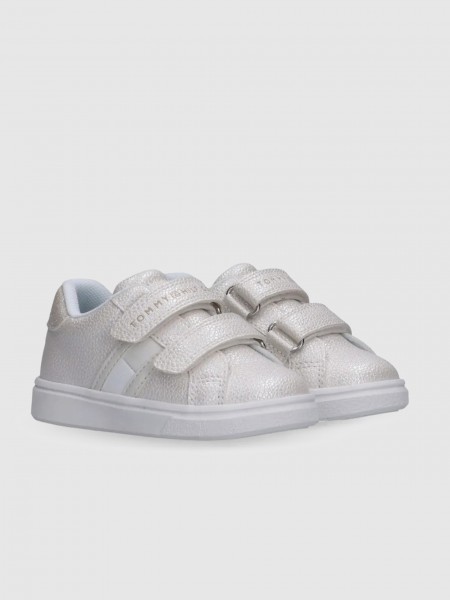 Sapatilha Tommy Hilfiger Menina Flag Low Cut Velcro Sneaker