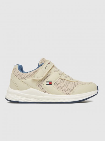 Sapatilha Tommy Hilfiger Menino Low Cut Lace-Up/velcro Sneaker