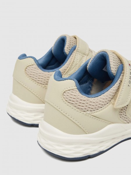 Sapatilha Tommy Hilfiger Menino Low Cut Lace-Up/velcro Sneaker