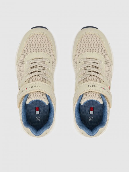 Sapatilha Tommy Hilfiger Menino Low Cut Lace-Up/velcro Sneaker