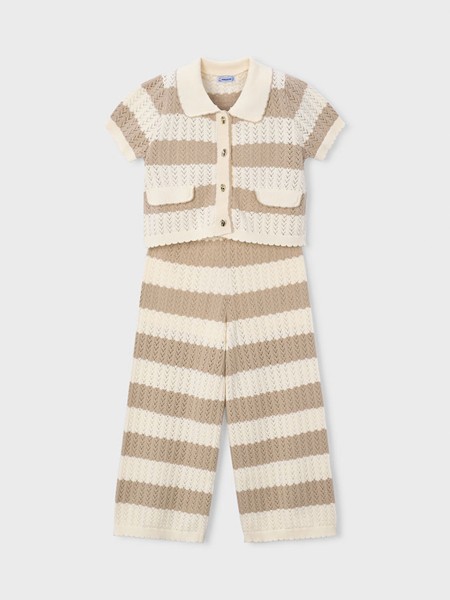 Conjunto 2 Pe�as Mayoral Menina  Conj. Cal�a Tricot