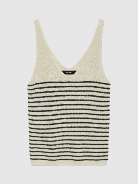 Tops Mulher Vmnewlexsun Shine Sl Top Rep Vero Moda