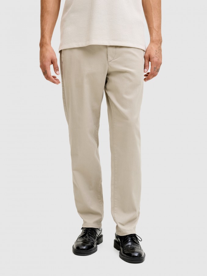 Pantalones Hombre Crema Jack & Jones