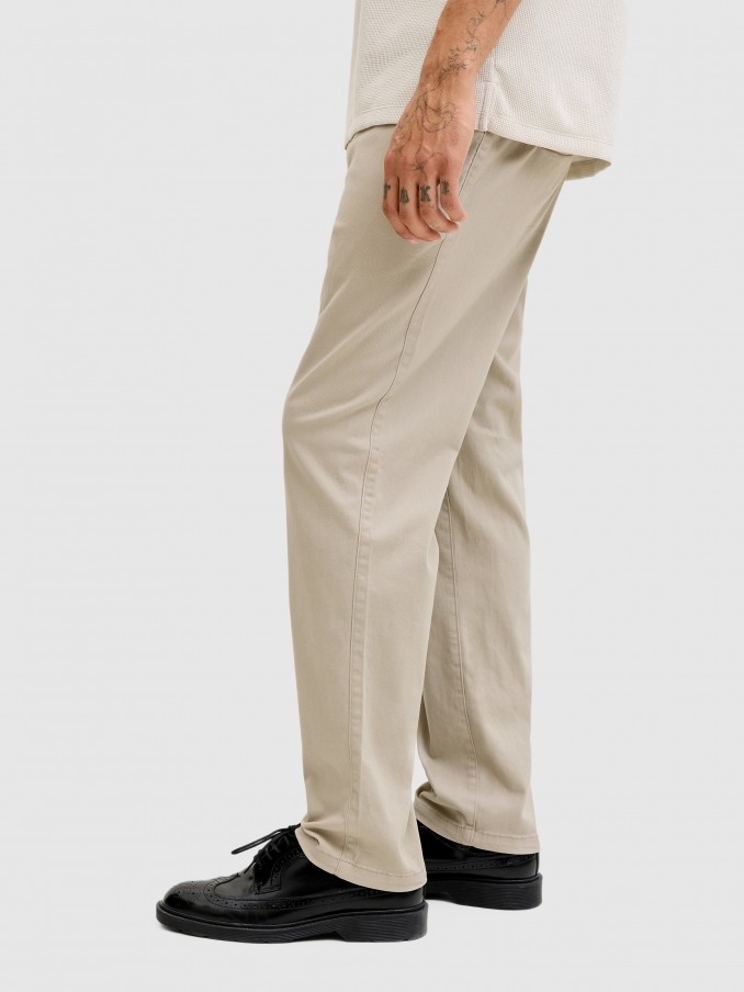 Pantalones Hombre Crema Jack & Jones