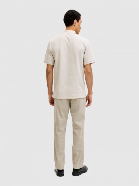 Pantalones Hombre Crema Jack & Jones Pantalones Hombre Crema Jack & Jones