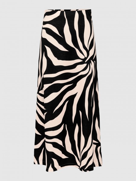 Saia Only Mulher Onlchigo Sakura Long Skirt Wvn