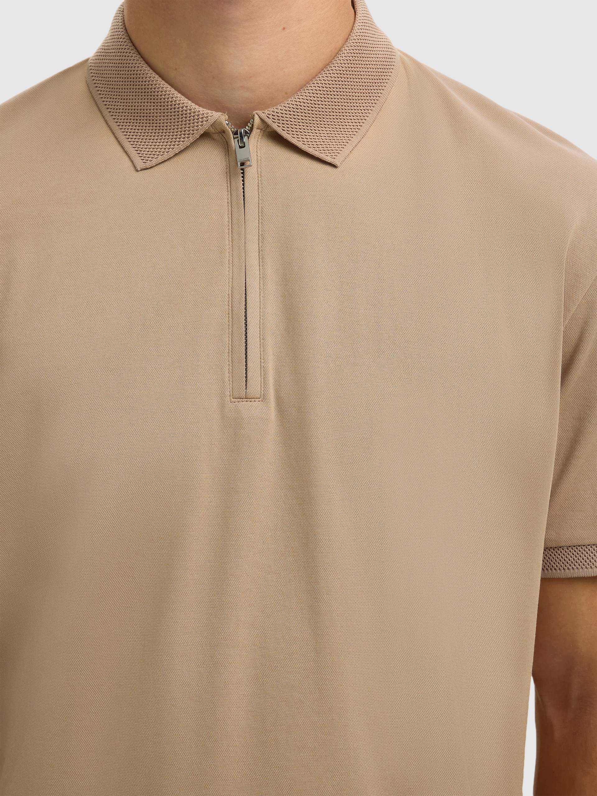 Polo Hombre Beige Selected