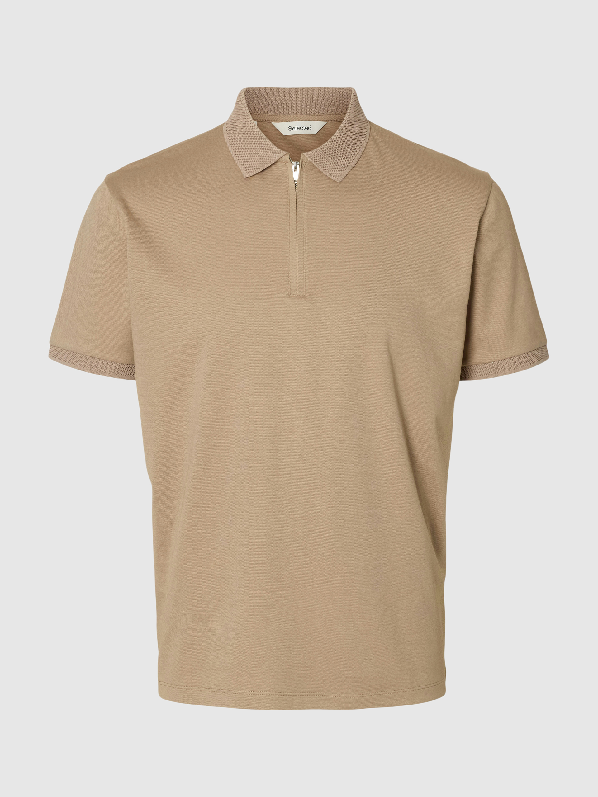 Polo Hombre Beige Selected