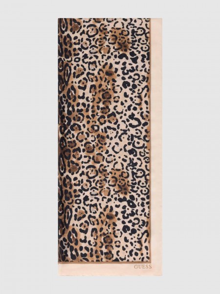 Len�o Guess Mulher Printed Scarf 70 X 180